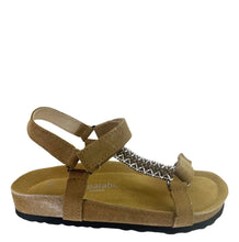 Load image into Gallery viewer, Tide Multi-Strap Braided Cork Footbed Sandals