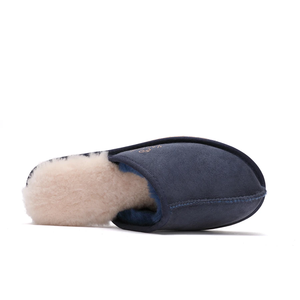 Premium Men's Scuff - Australian Sheepskin - Flexible Non-Slip Slippers
