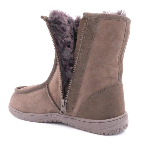 BULLER - UGG BOOTS - SIDE ZIPPER MEDICAL SHEEPSKIN BOOT - PREMIUM AUSTRALIAN SHEEPSKIN