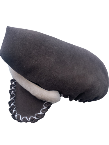 Soft sole Moccasins - Chocolate/Ivory - Genuine Australian Premium Sheepskin