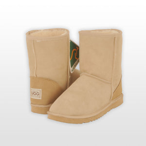 Classic Short Ugg Boots - Sand -Premium Double Face Sheepskin