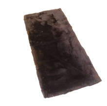 Load image into Gallery viewer, NATURAL BROWN COLOUR (NO COLOUR DYE) - RECTANGLE SHEEPSKIN RUG - 130 X 60 CM
