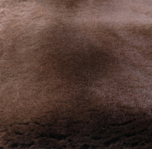 Load image into Gallery viewer, NATURAL BROWN COLOUR (NO COLOUR DYE) - RECTANGLE SHEEPSKIN RUG - 130 X 60 CM