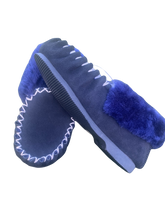 Load image into Gallery viewer, Thick Sole Moccasins  - Navy