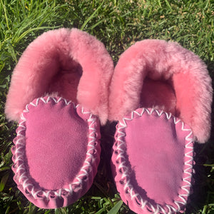Thin Sole Moccasins - Pink