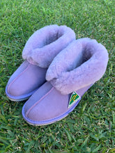 Load image into Gallery viewer, Sheepskin Ankle Boot Slippers - Lilac