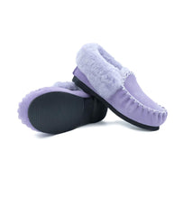 Load image into Gallery viewer, Thick Sole Moccasins  - Light Purple