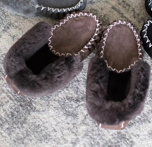 Thin Sole Moccasins - Chocolate