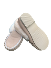 Load image into Gallery viewer, Thick Sole Moccasins -  Beige