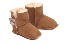 Load image into Gallery viewer, Baby Sheepskin Ugg Boots with Velcro Fastening