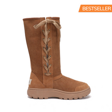 Load image into Gallery viewer, SIDE LACE SHEEPSKIN UGG BOOTS