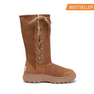 SIDE LACE SHEEPSKIN UGG BOOTS