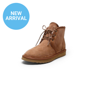 OLIVER - LACE-UP CASUAL SHEEPSKIN BOOT