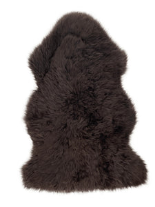 CHOCOLATE - XXL LONG WOOL SHEEPSKIN RUG - AUSTRALIAN MERINO SHEEPSKIN