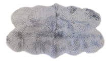 Load image into Gallery viewer, CLOUDY GREY - QUAD SIZED (180X110CM) LONG WOOL SHEEPSKIN RUG - AUSTRALIAN MERINO SHEEPSKIN